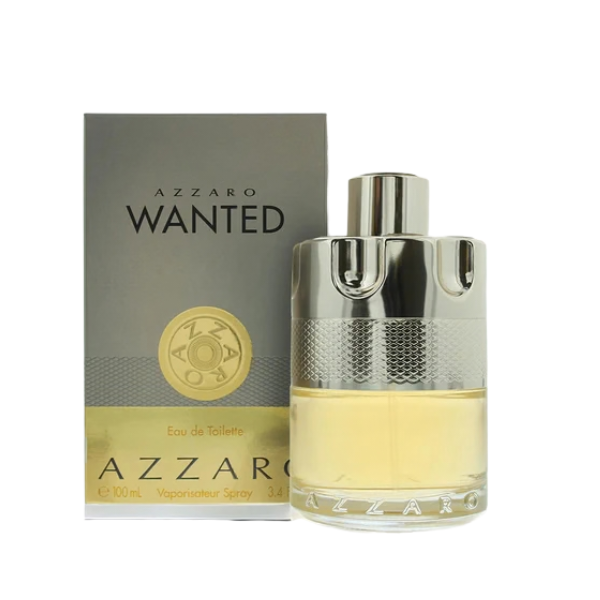 Azzaro Wanted Eau de Toilette 100ml (3.4oz) Spray for Men – Fresh Woody Spicy Fragrance – Brand New & Sealed