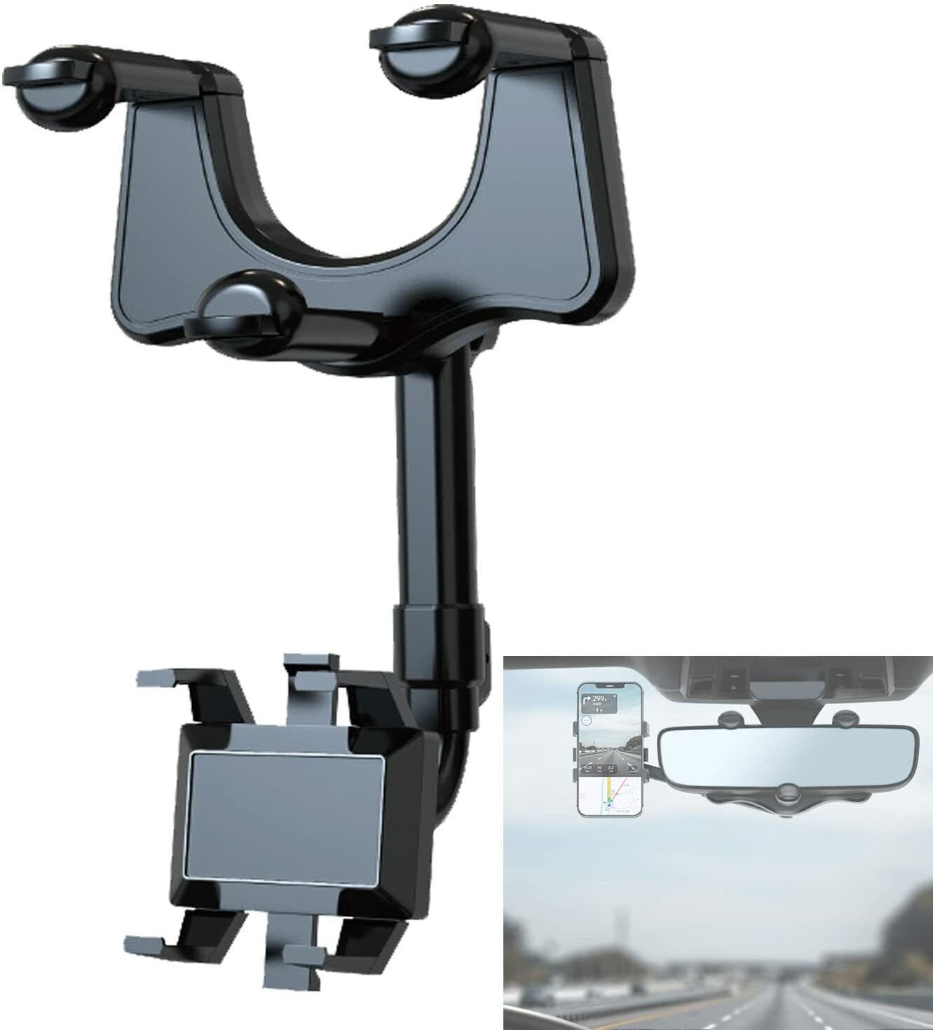 Rotatable And Retractable Car Phone Holder