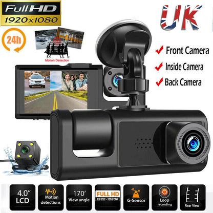 1080P Dual Lens Car Dash Cam