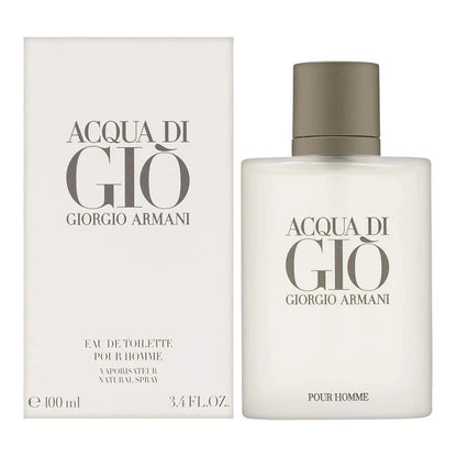Giorgio Armani Acqua di Gio 100ml Eau de Toilette Spray for Men – Brand New & Sealed – Fresh Long Lasting Fragrance