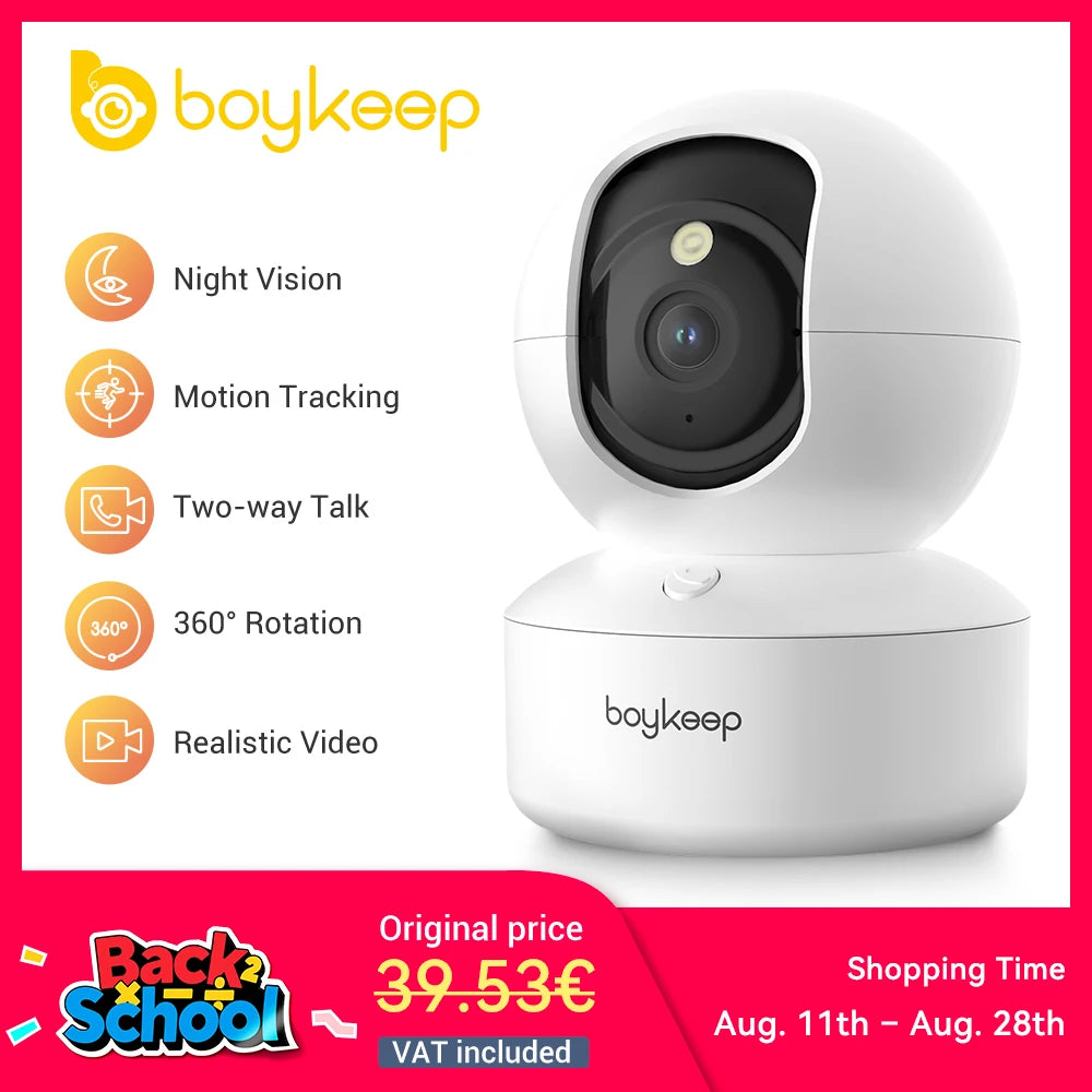 BoyKeep 3MP 5G/2.4GHz WiFi Home Security