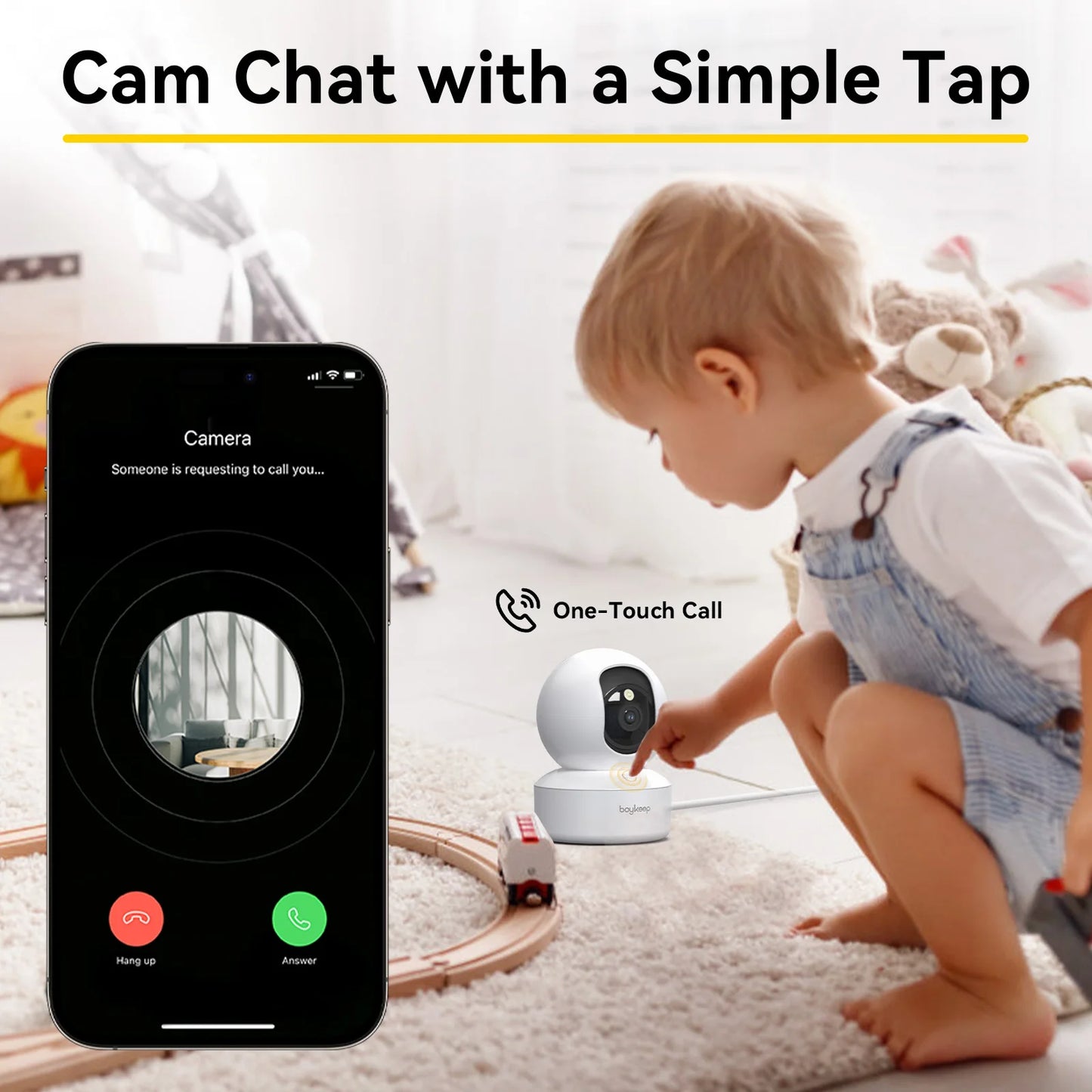BoyKeep 3MP 5G/2.4GHz WiFi Home Security