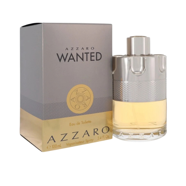 Azzaro Wanted Eau de Toilette 100ml (3.4oz) Spray for Men – Fresh Woody Spicy Fragrance – Brand New & Sealed