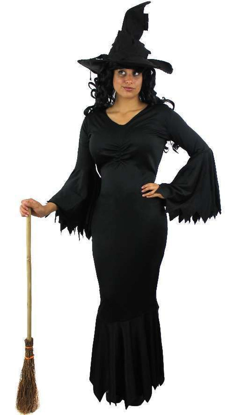 LADIES WITCH FANCY DRESS COSTUME 