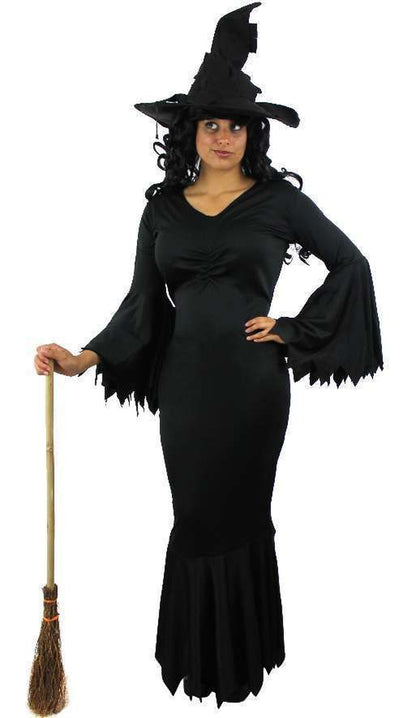 LADIES WITCH FANCY DRESS COSTUME 