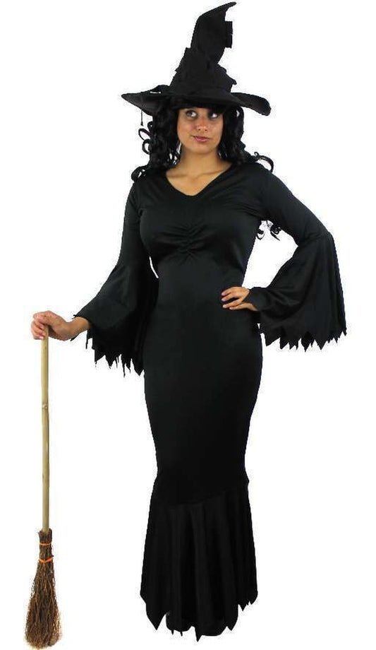 LADIES WITCH FANCY DRESS COSTUME 