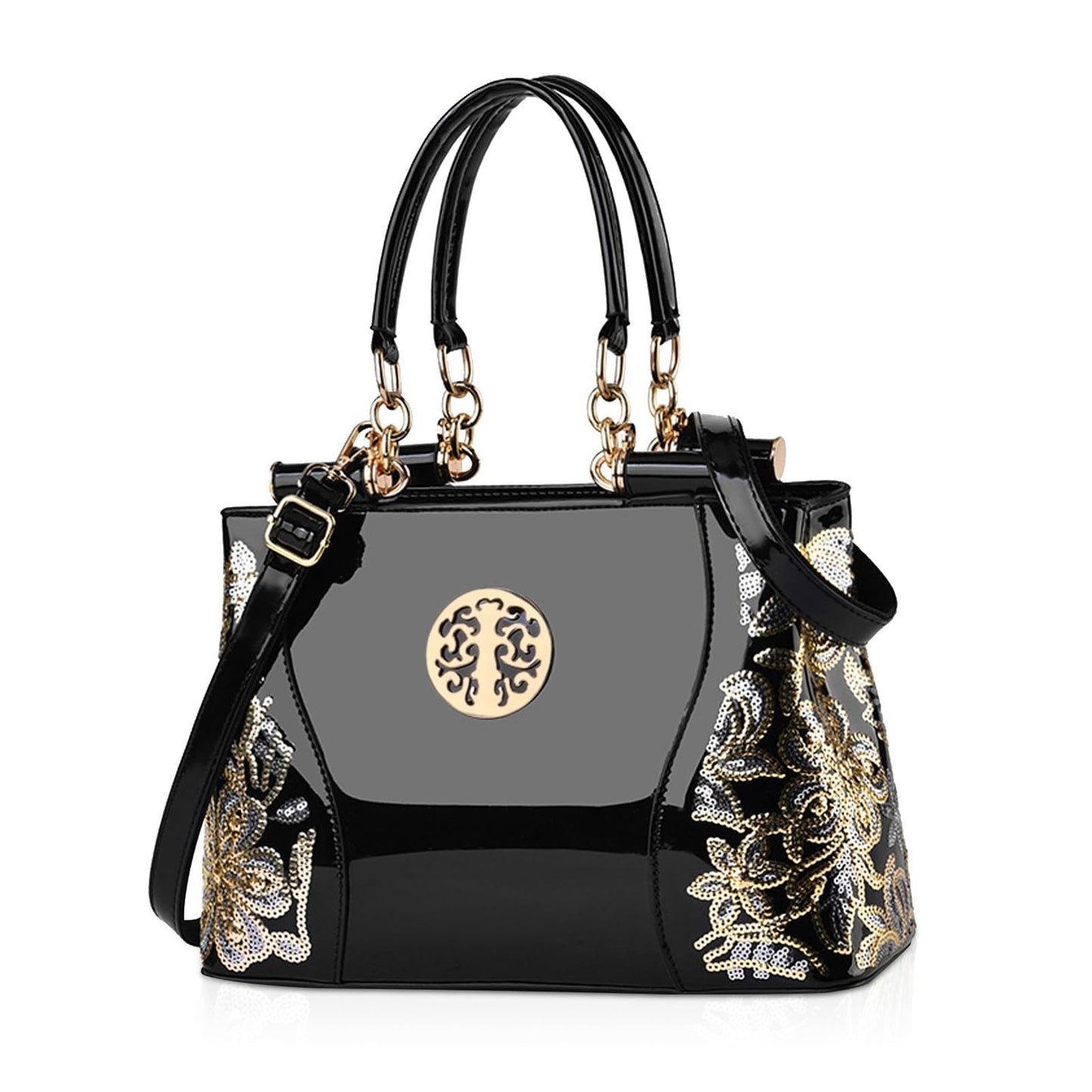 Elegant Patent Leather Handbags For Women