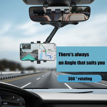 Rotatable And Retractable Car Phone Holder